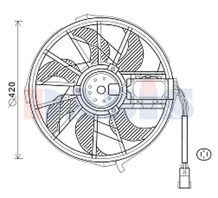 AKS DASIS Ventilators, Motora dzesēšanas sistēma 870454N